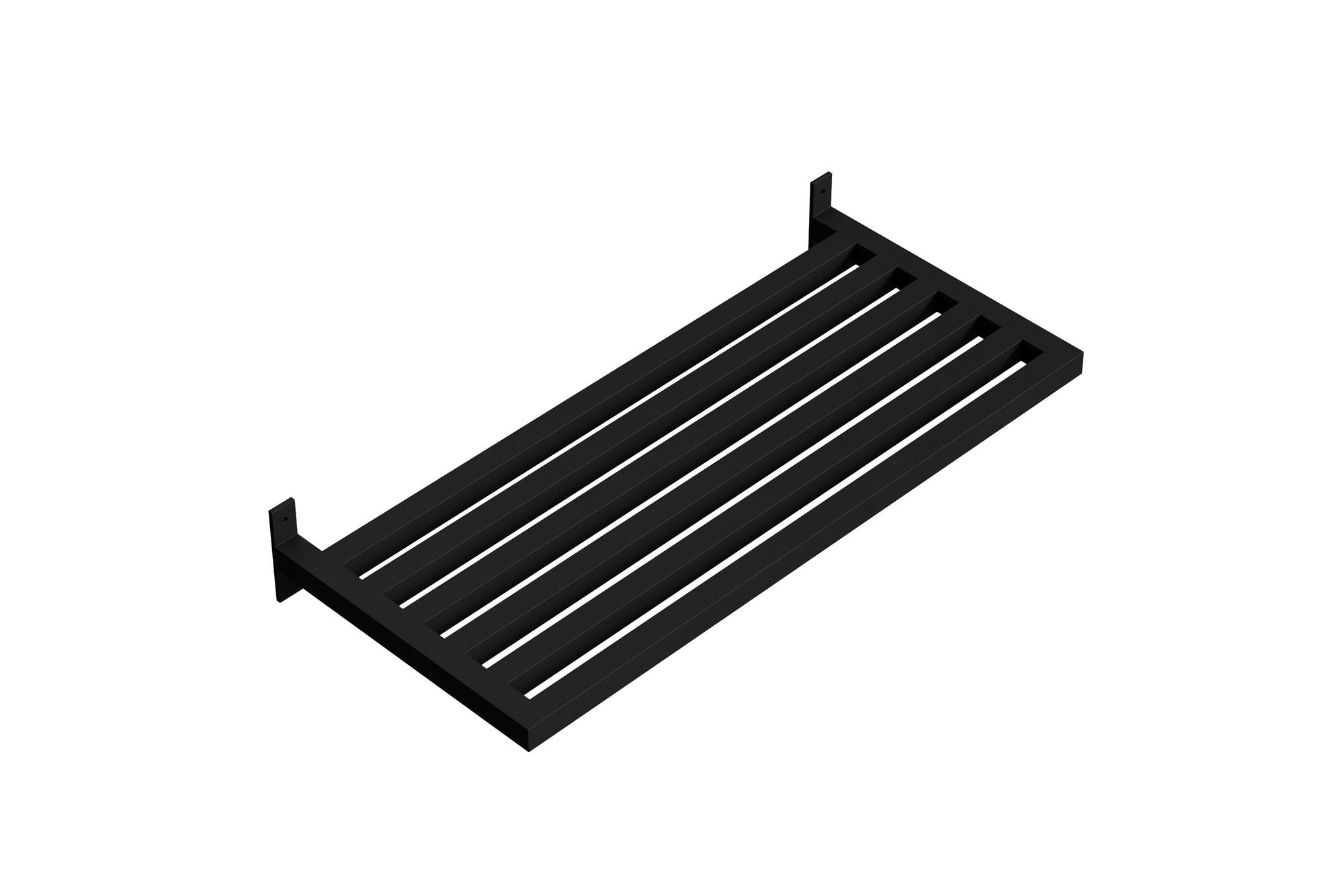 Nimes Shoe Rack 67,3x30x10,5cm  - Svart  /  Järn Tube