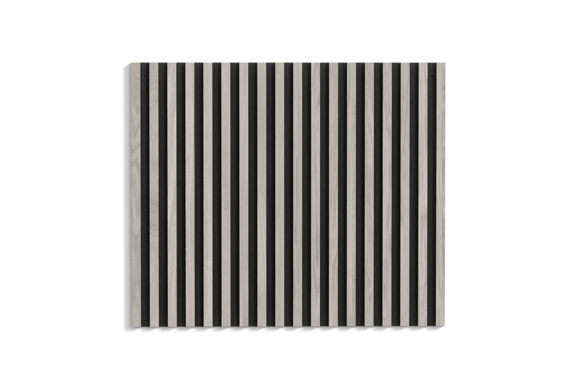 Pau Wall Panel- Bed Sänggavel W94,5 x H80 x B2,8 - Svart/Whitewash /  MDF