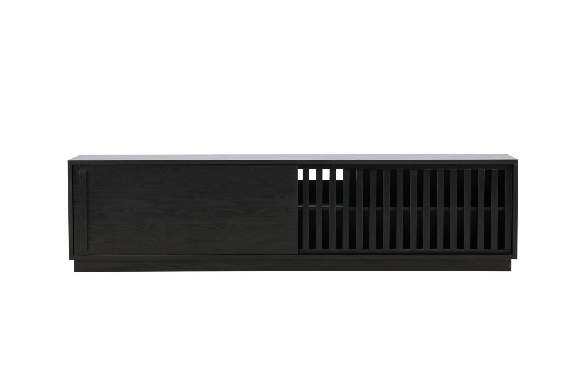 Lugo TV Bänk  - Svart / Svart Melamine
