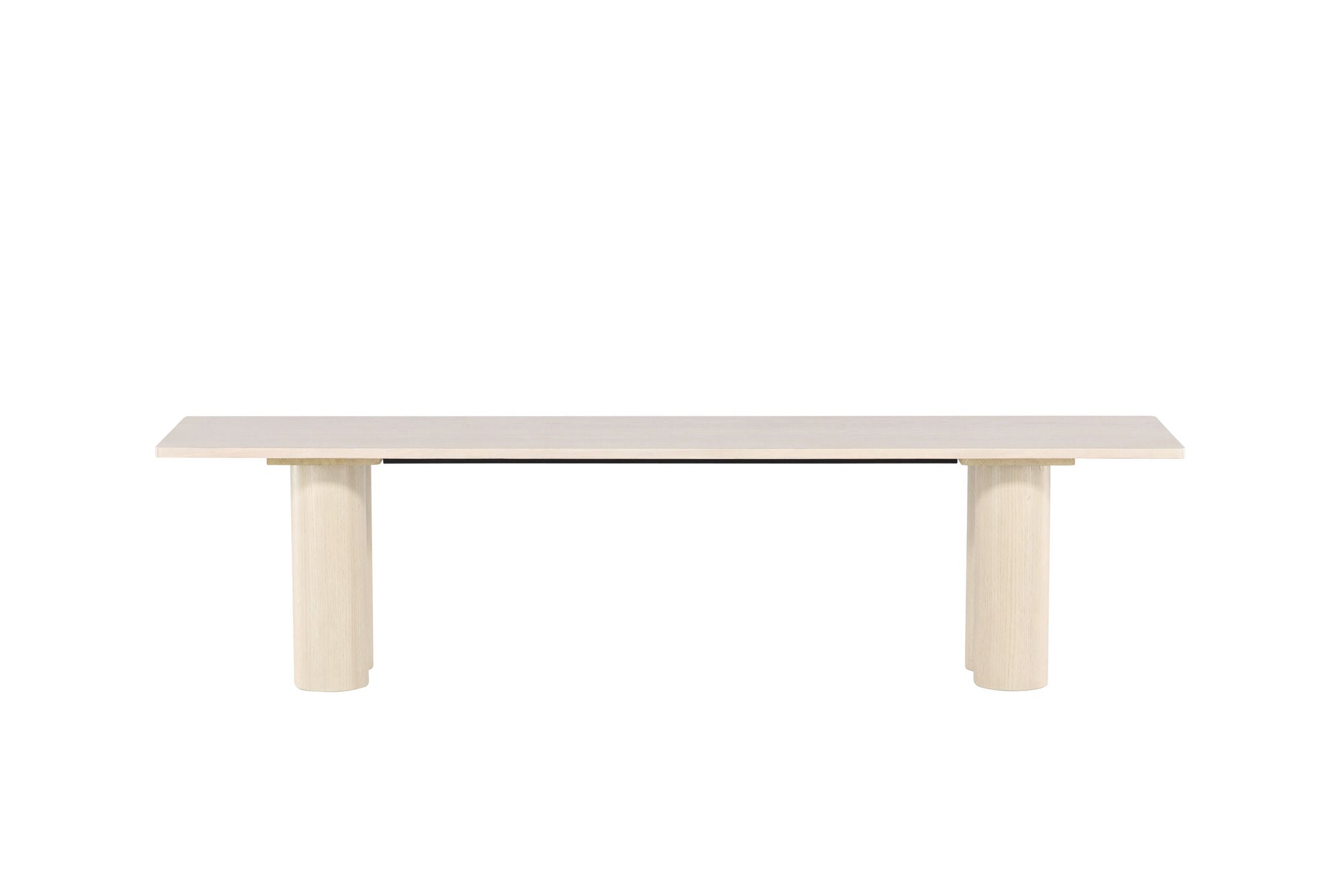 Olivia Dining Bänk 40x180x45 cm  - Whitewash  /