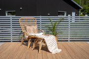 Ella Loungestol - Rotting / Offwhite Dyna. inkl.. Ottoman