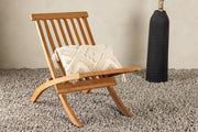 Kenya Loungestol - Gyllene / Gyllene Teak