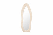 Mirza Spegel - 160*60cm - Beige Fuskpäls / Glas