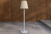 Moris Golvlampa ø50*187cm - Ljusblå / Vit