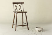 Mollöström Bar Chair 2-pack - Mocca / Walnut Wood
