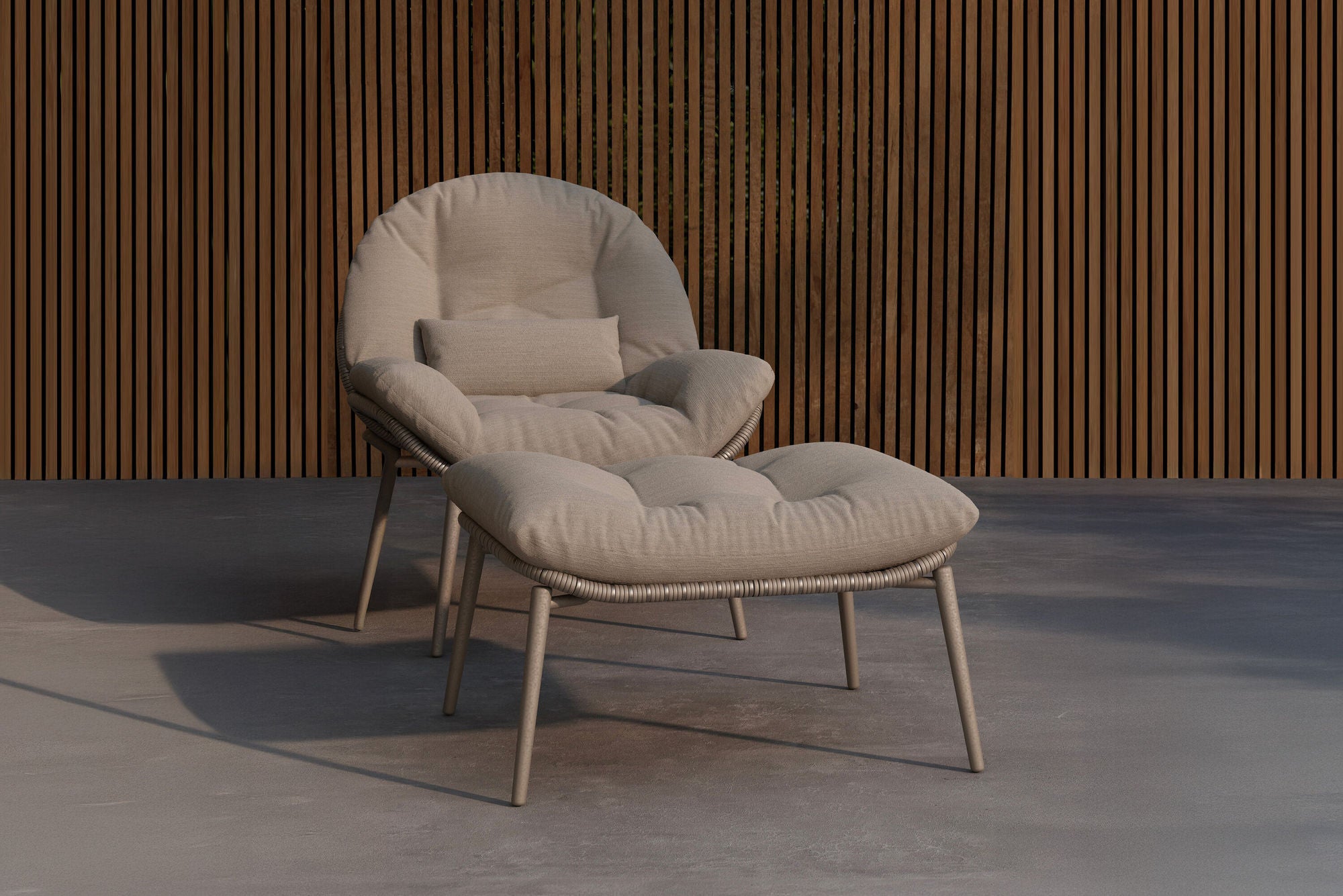 Cala Loungestol - Beige / Beige