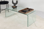 Telemark Soffbord  - Klar Glas / Klar Glas