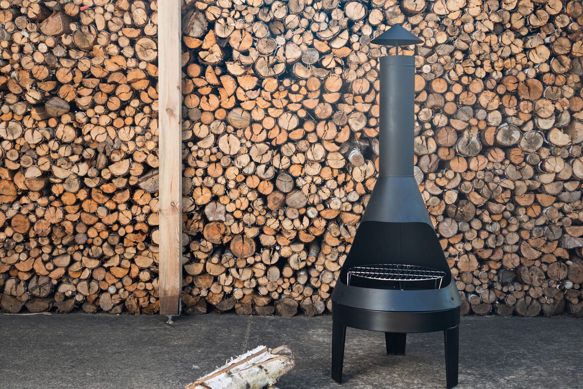 Marongo Eldstad/Grill Stål - Svart