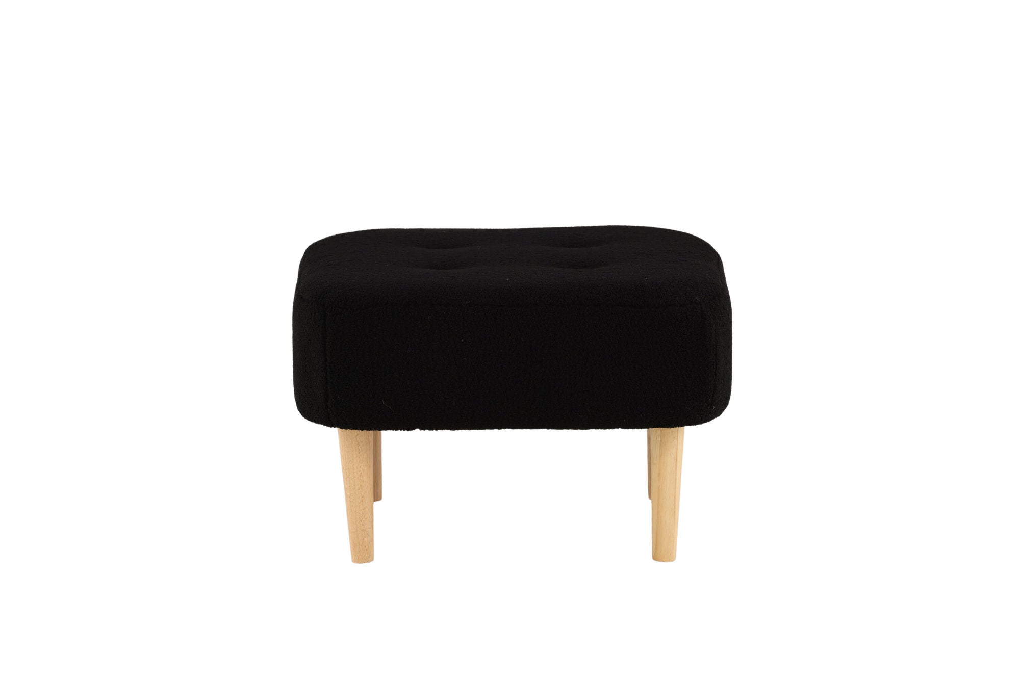 Salina Ottoman/Puff - Oaklook / Svart Fleece