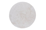 Nina Polyestermatta - 200*200- -runt-Vit
