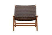 Rike Single Sofa - Brown Teak / Brown
