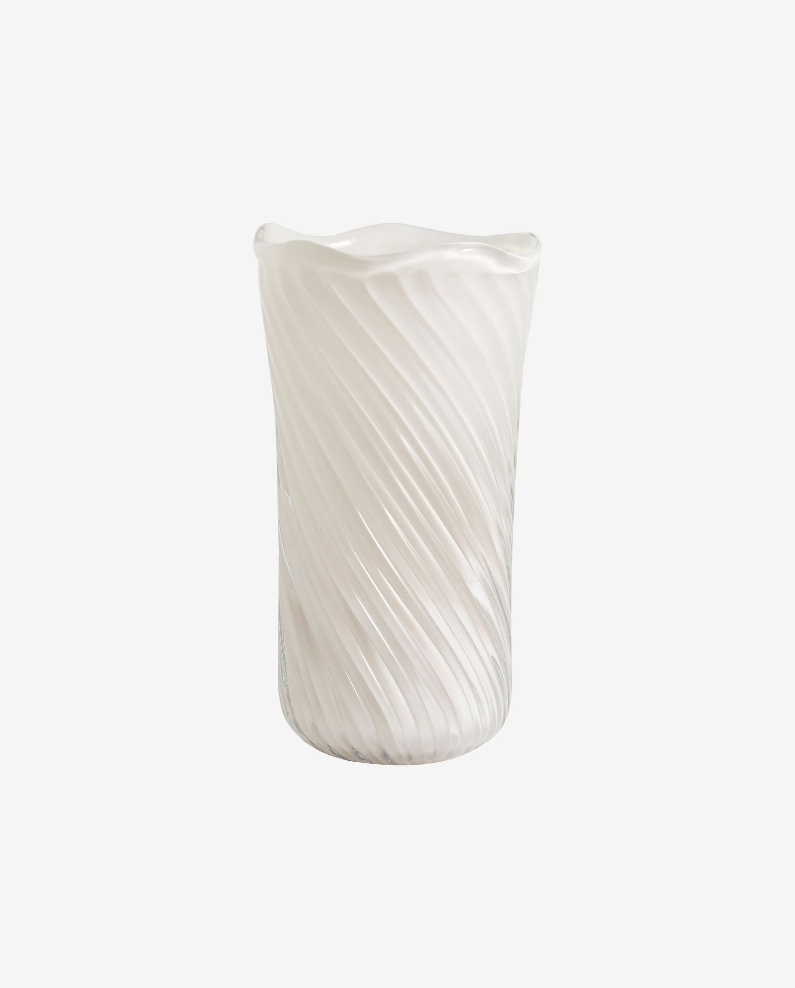 HELLE vas, glas - offwhite