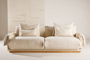 Mollösund 3-seat Sofa - Beige Linen /