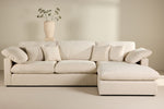 Amalfi Corner Sofa - Beige Fabric /