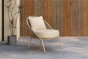 Lindos Loungestol Beige/Beige