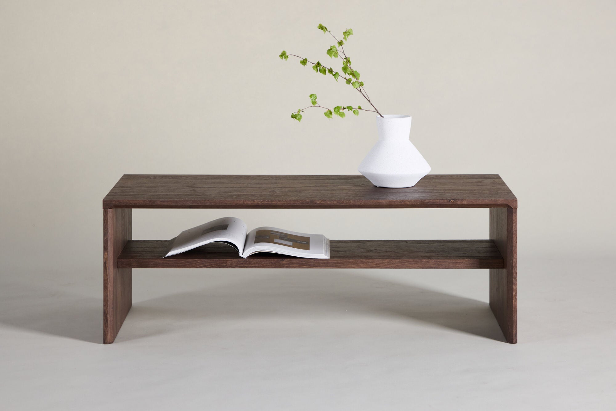 Telemarket Soffbord 110x50x38 cm - MDF med Mocka 3D-papper