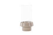 Davida Lykta -  Beige/ClearGlass -  15*H29cm