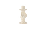 Glory Ljusstake - Beige/Svart Dots - D2*W6*H12cm