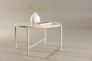Sandhamn Soffbord ⌀70 - Mactan / Beige