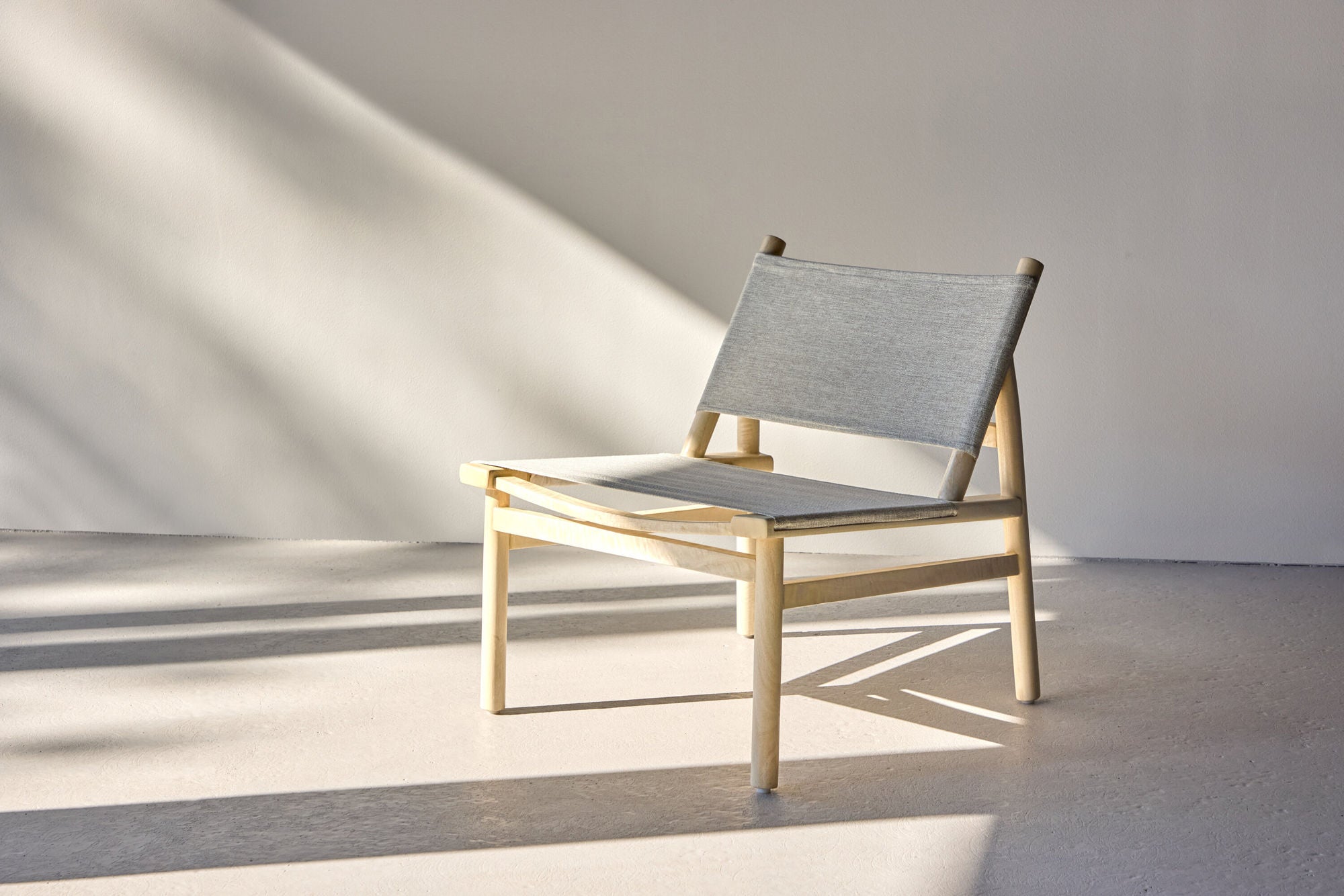 Millo Loungestol - Natur/Grå