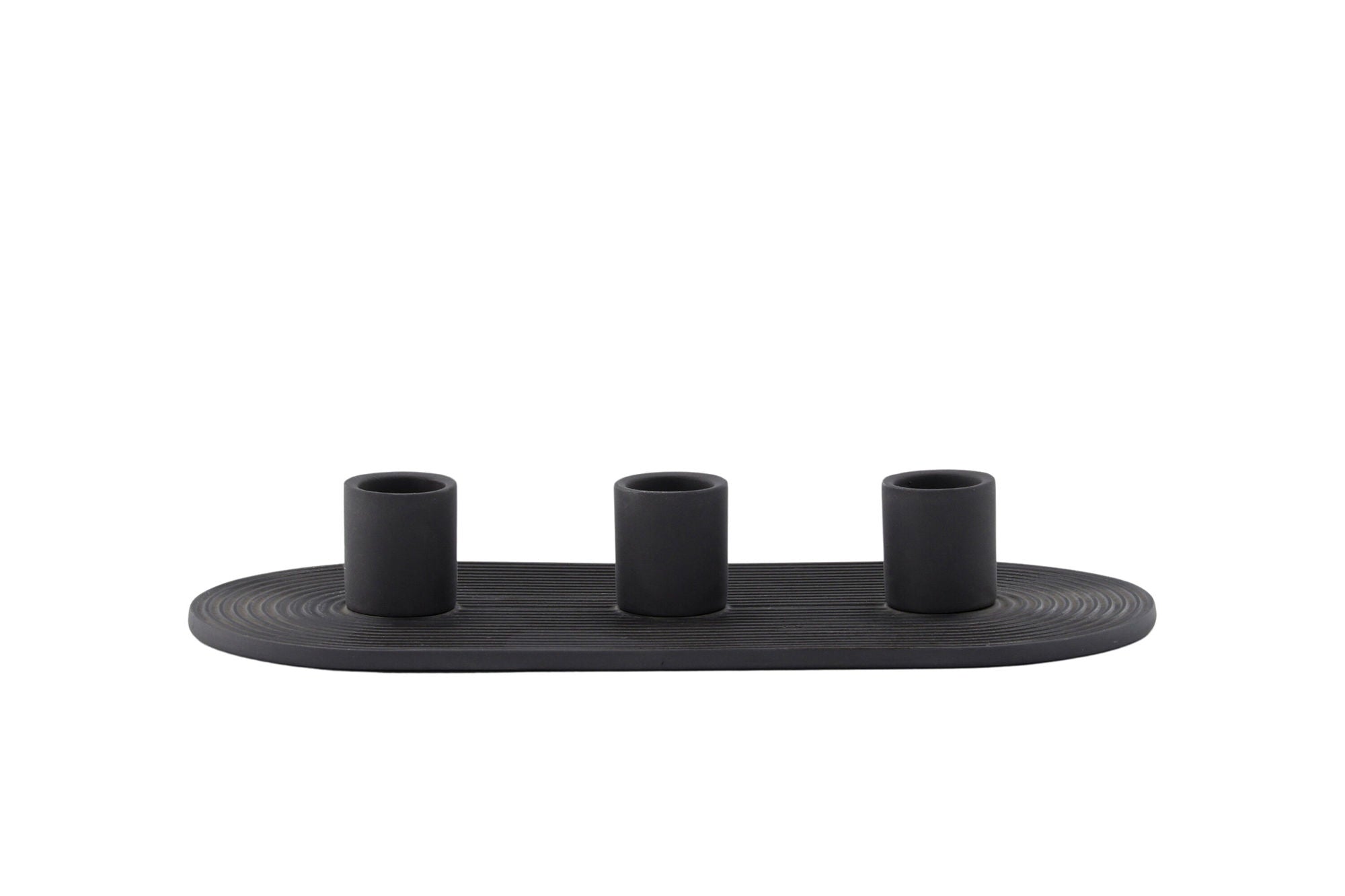 Dian Ljusstake - Svart - W24*H4cm