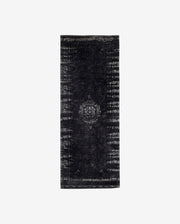 GRAND vävd matta, 75x200 - mörkgrå/svart