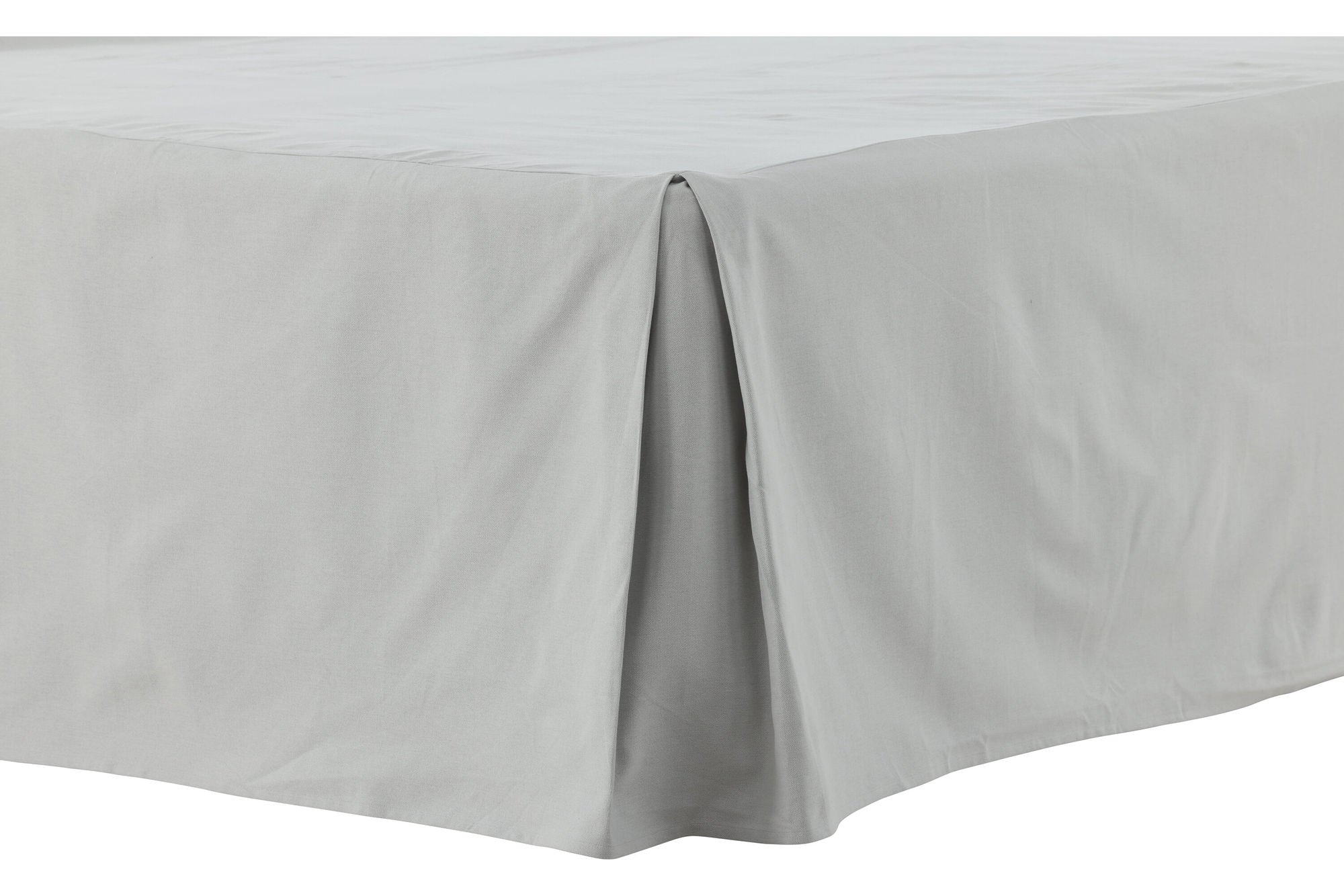 Ziggy Bed Skirt Bomull streight - Ljus Grå