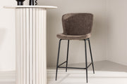 Modesto Barstol - Svart /  Brun Bouclé