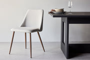 Night Matstol 2-pack - Mocka / Beige Linne