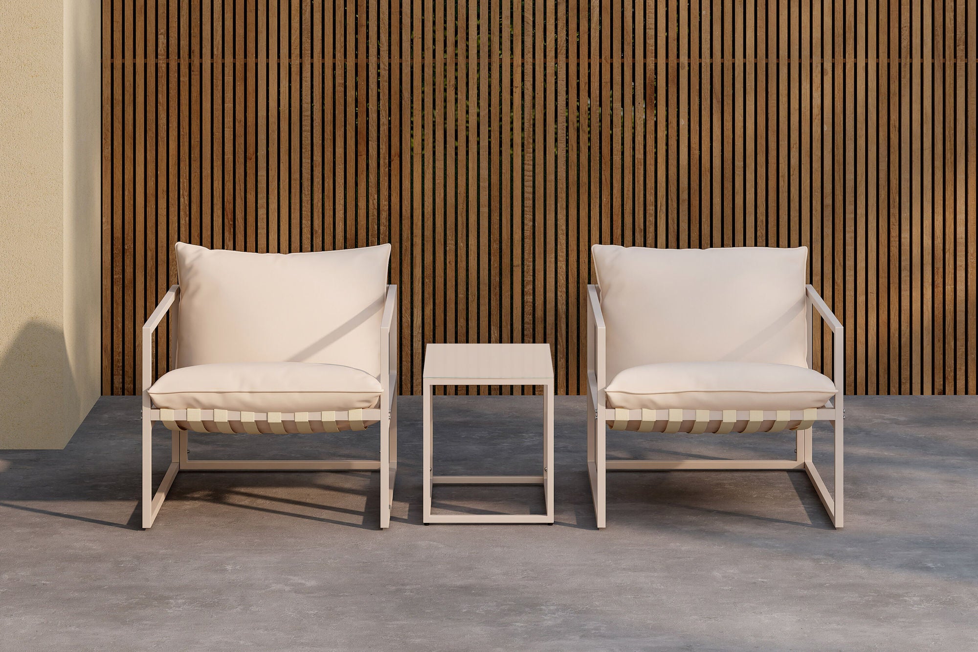 Messina Loungegrupp - Beige/Beige