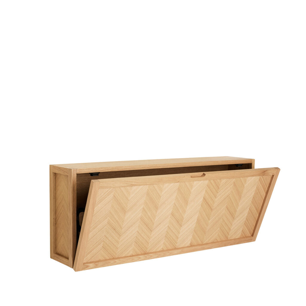 Herringbone skoskåp, stort