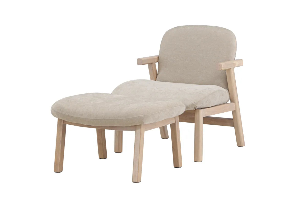 Rile Fåtölj + Ottoman