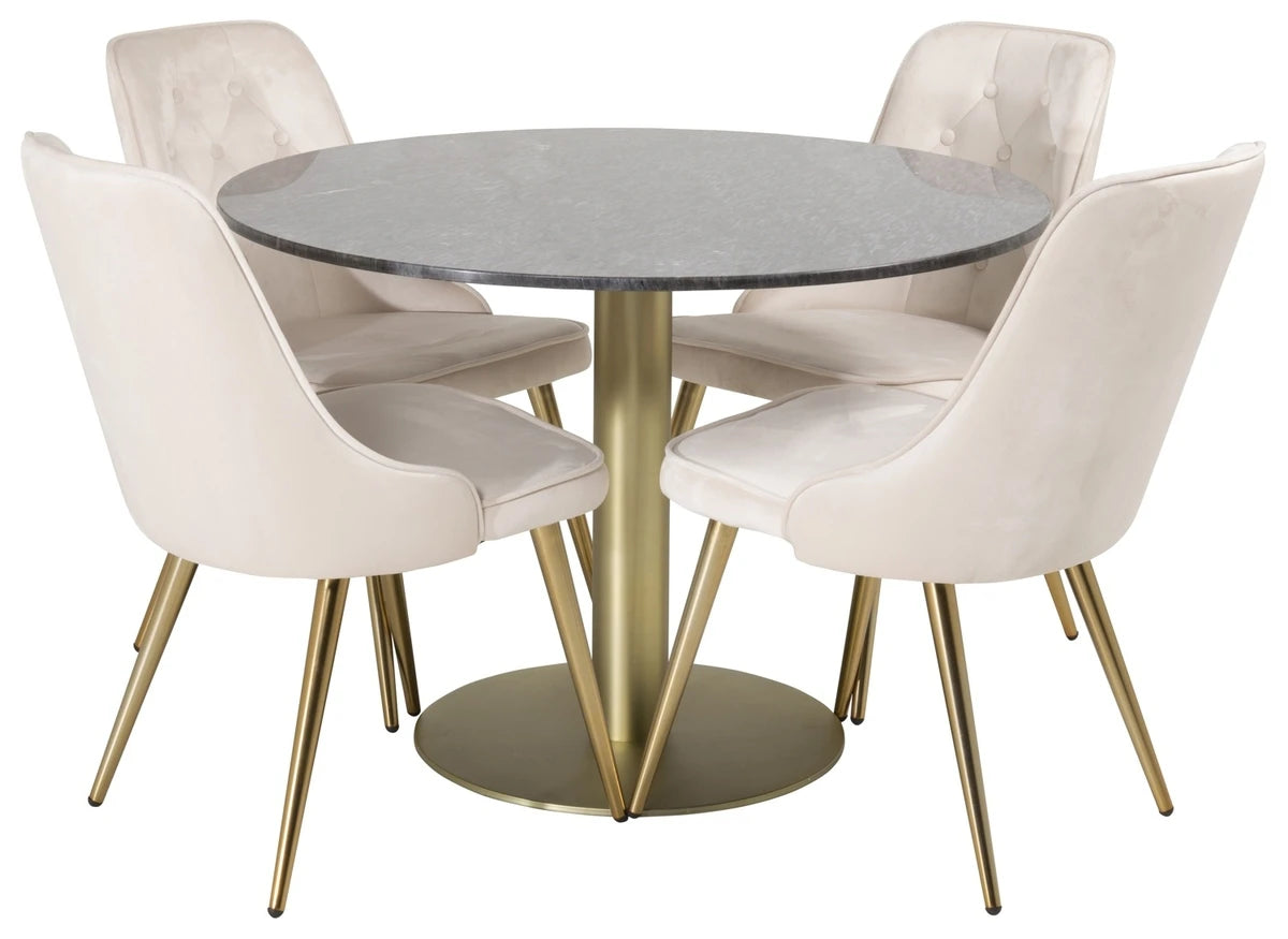 Estelle Matbord med Deluxe Matstol