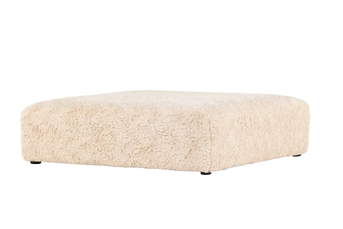 Frankie Pouf - Beige Faux fur / FSC 100%