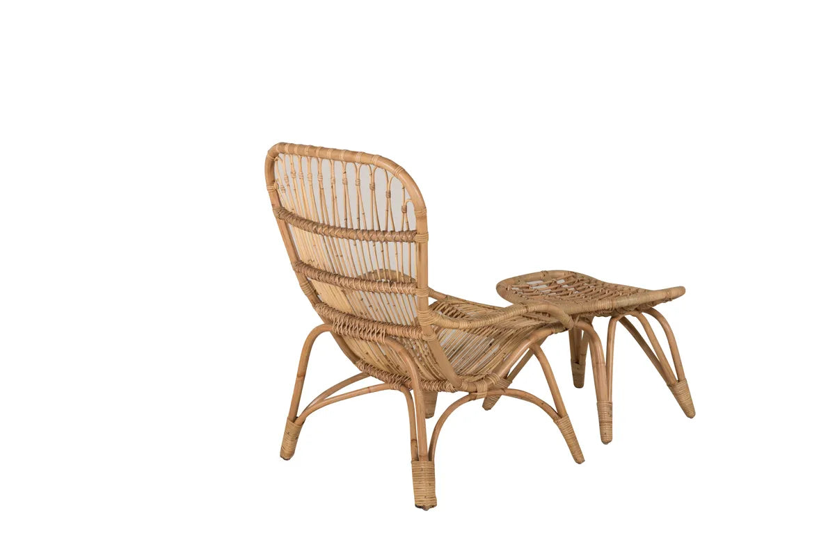 Ella Loungestol - Rotting / Offwhite Dyna. inkl.. Ottoman