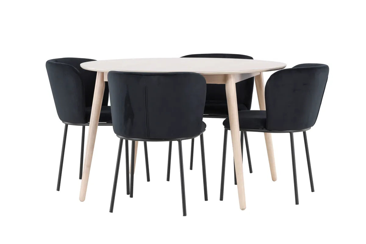 Flora Bord - med 4 Edina Stol