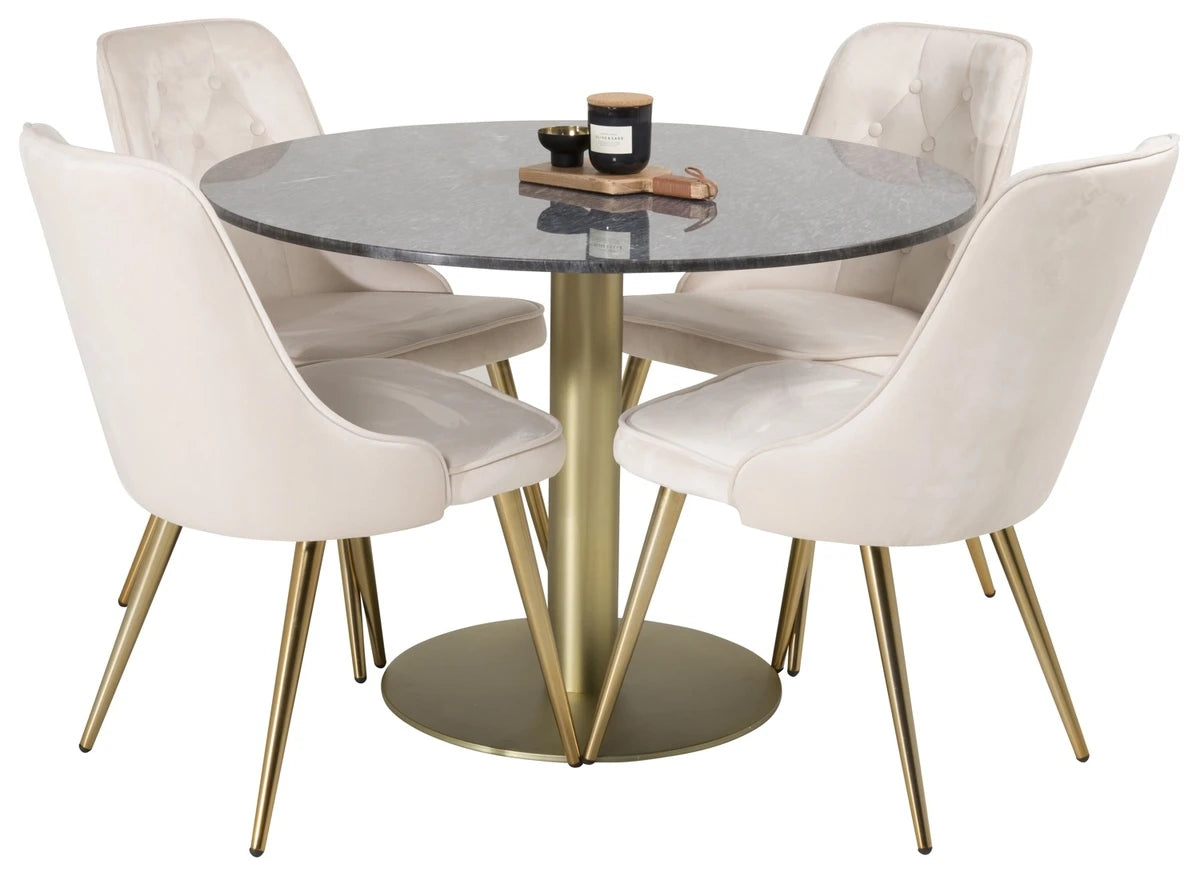Estelle Matbord med Deluxe Matstol