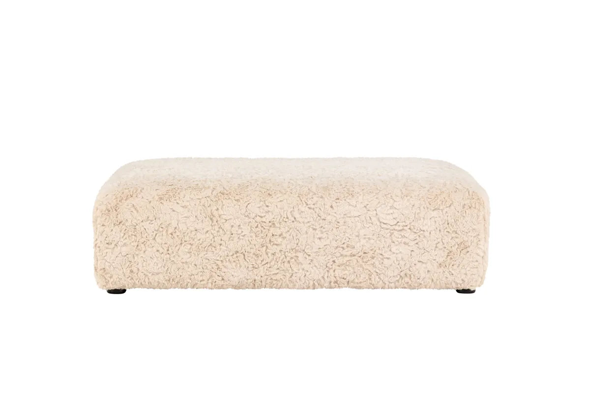 Frankie Pouf - Beige Faux fur / FSC 100%