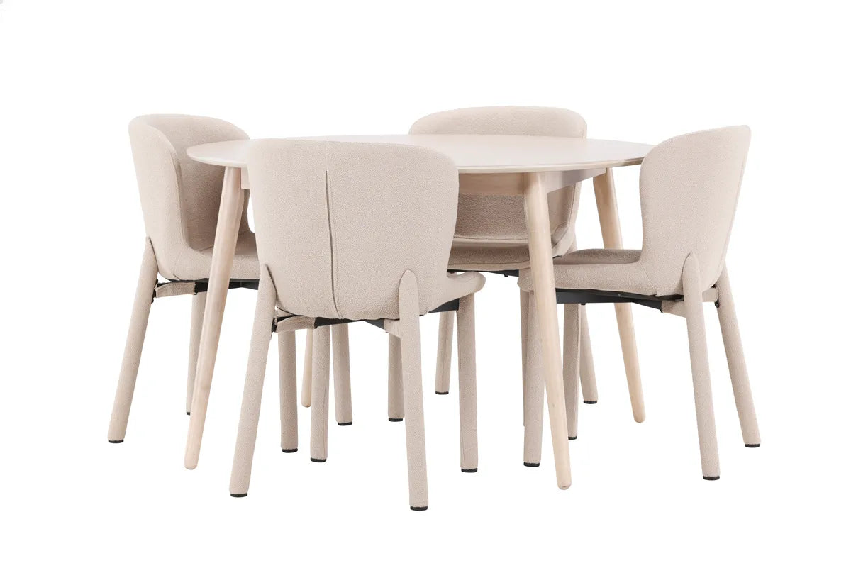 Flora Bord - med 4 Astoria Stol