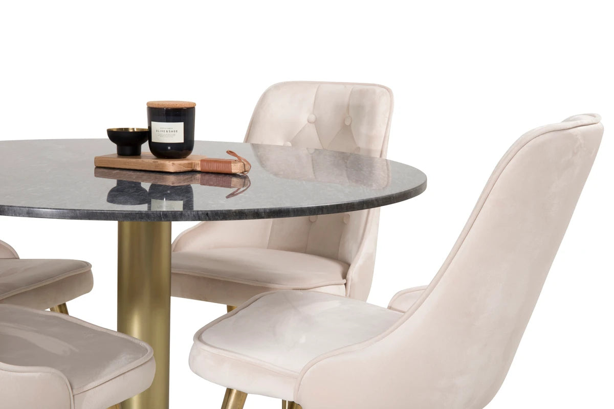 Estelle Matbord med Deluxe Matstol