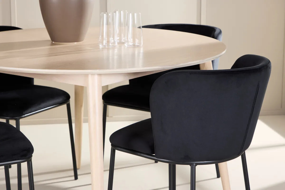 Flora Bord - med 4 Edina Stol
