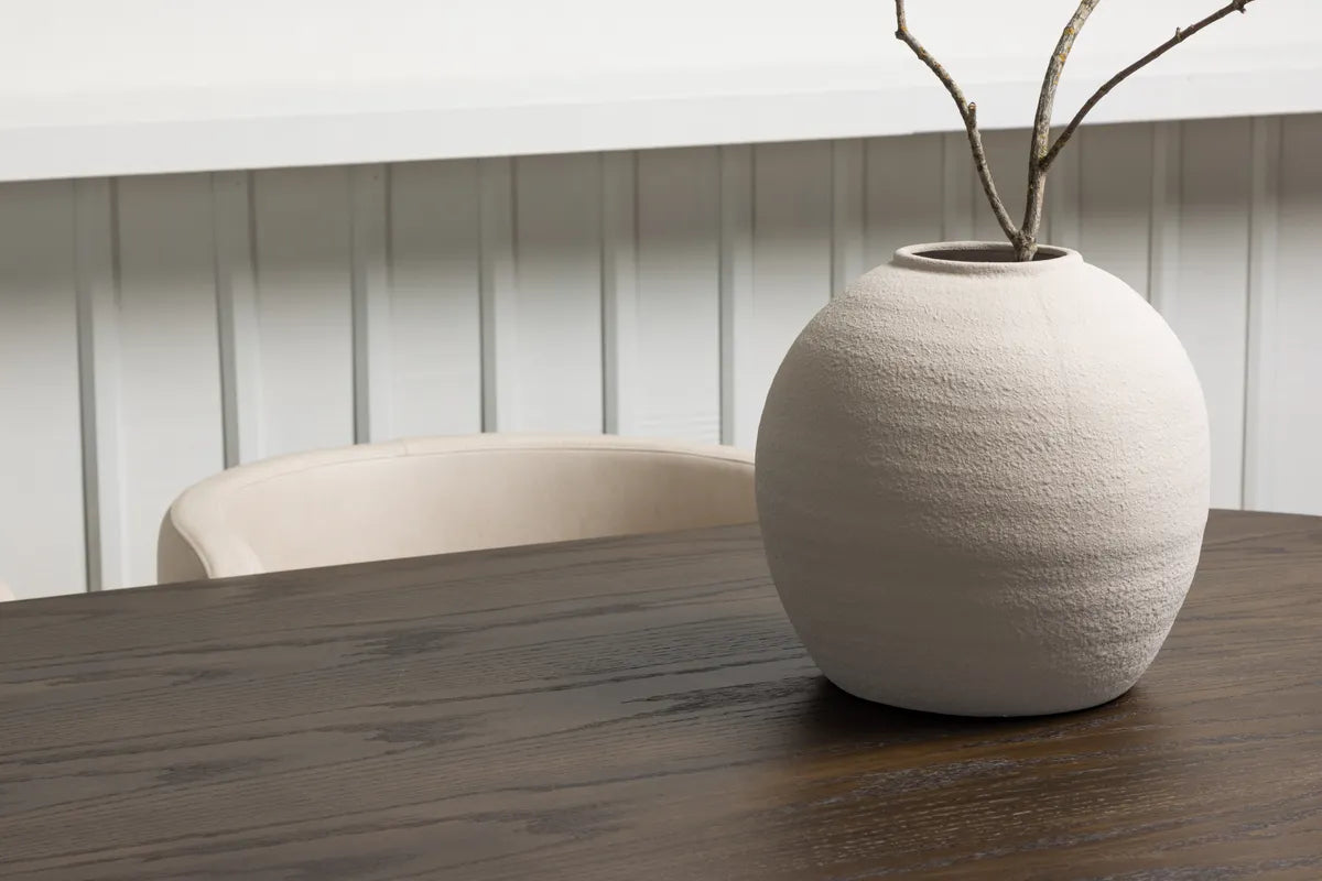 Sten Oval Matbord med Simrishamn Matstol