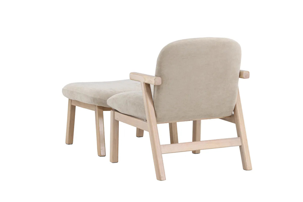 Rile Fåtölj + Ottoman