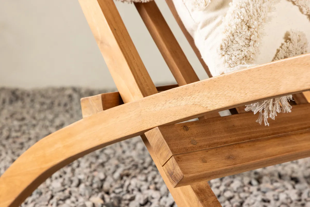 Kenya Loungestol - Natur / Natur Teak